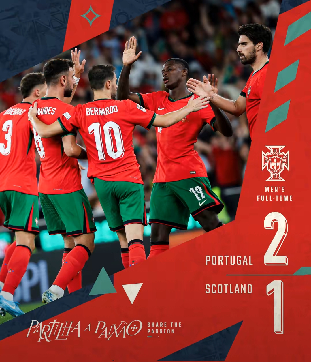 葡萄牙队完胜波兰队，林高远统治全场